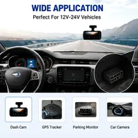 Kit de Cableado Integrado para Monitoreo de Estacionamiento OBD2 de Fábrica, 12V 24V a 5V USB C con Apagado Automático ACC