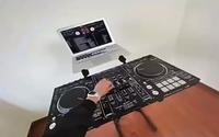 Support de contrôleur numérique pour platine DJ, Flight Case DJ, Support de vol, Support pour clavier piano, Support d'instrument à double tube en forme de X