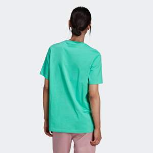 Camiseta verde Hi-Res Essentials para hombre: cuello redondo acanalado de ajuste regular, Jersey individual de algodón 100%, manga corta - Product Image 3