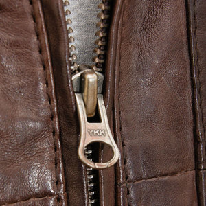 Dernière collection : Blouson en cuir pour homme, design tendance, logo personnalisé, manches longues, col montant, haute qualité, décontracté, imperméable pour l'hiver - Product Image 4