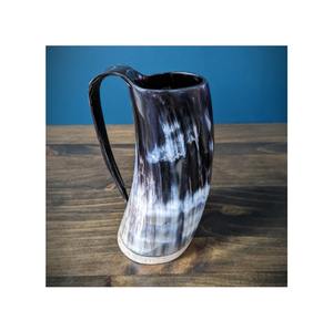 Taza de jarra vikinga de cuerno Natural, pulida a mano, estilo Animal de calidad clásica para fiestas de celebración, artesanías de Navidad - Product Image 5