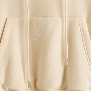 Style coupe ample et sensation de confort pour toutes les saisons Pull tendance Crop Top Sweat à capuche avec look propre - Product Image 6