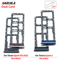 Bandeja de tarjeta Sim para teléfono móvil para Tecno Spark Go 1 30C 30 20C 20 10C 10 9T 9 8T 8C 8 7 5 Air 4 Pro, bandeja de soporte de tarjeta Sim, piezas de repuesto