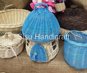 Sisu ตะกร้าหวายงานหัตถกรรมสมัยใหม่ห้องครัวห้องรับประทานอาหารรูปทรงเห็ดห้องนอนห้องนั่งเล่นกลางแจ้ง