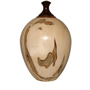 High Standard Quality Funeral <b>Memorial</b> <b>Keepsake</b> Adult Ashes Urns Walnut Finishing Custom Design Adult Ashes Cremation Urns - Product Image 1