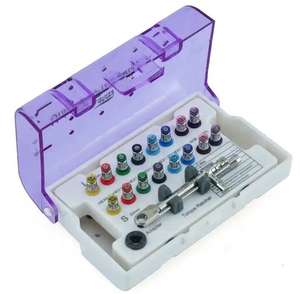 High Quality 16-Piece Stainless Steel Dental Implant <b>Screw</b> Kit Professional Manual <b>Torque</b> Wrench MOL Certified Dental - Product Image 1