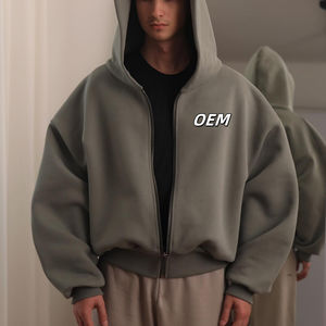 Sudadera con Capucha Holgada de Alta Calidad 2026, 100% Algodón, Talla Grande, para Invierno, Personalizable, Unisex - Product Image 4