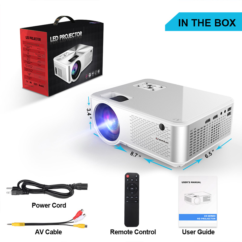 MINI LED PROJECTOR 本体 C9 Mini Portable Projector - Ultimate Home Theater Experience