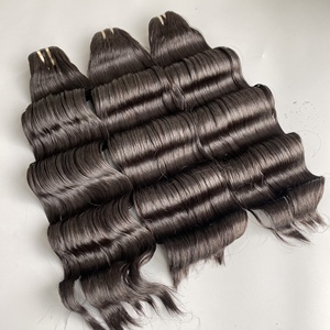 Best Vietnamese Human Hair Weft Hair <b>Extensions</b> Natural Color Loose Deep Wave, Water <b>Curly</b> Hair Bouncy Shiny - Product Image 6