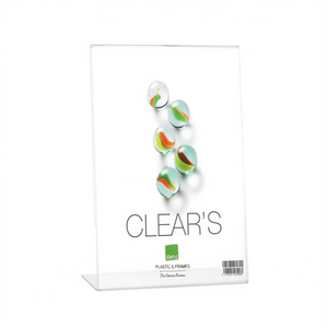 PHOTOFRAMES CLEAR's Transparent PCLEAR01VT03 Vertical <b>Plastic</b> <b>Frame</b> (10x15cm) for Bubola & Naibo - Product Image 2