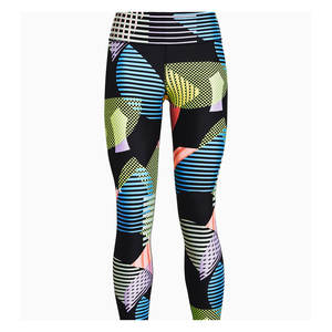 Mallas de Yoga de secado rápido de cintura alta para mujer, ropa de Fitness, estampado por sublimación, estilo paquistaní inspirado, novedad - Product Image 1