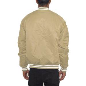 Chaqueta Bomber Varsity de Hombre, Premium, Clásica, con Cuello Alto, Capucha, Cierre de Cremallera, Logotipo, Estilo Béisbol, Cortavientos - Product Image 6