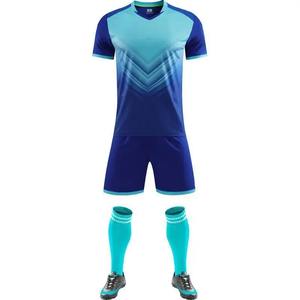 Uniforme de Fútbol Transpirable y Suave, Conjunto de Uniforme de Entrenamiento de Manga Corta, Impresión Personalizable, Número Disponible, Compra al por Mayor - Product Image 1
