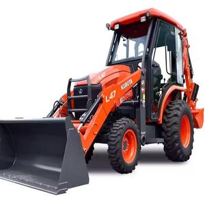Tracteur Kubota M7060 d'occasion avec chargeur frontal, puissance nominale de 75 CV, moteur diesel, mini-tracteur pour les industries de détail, prêt à être expédié - Product Image 2