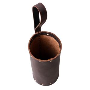 Porta Botella de Agua de Cuero Genuino de Primera Calidad con Colores y Tamaños Personalizables - Product Image 2