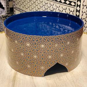 ชามสำหรับเสิร์ฟช็อกโกแลตพร้อมด้ามจับด้ามอุปกรณ์ทำเค้กฝังมุก - Product Image 4