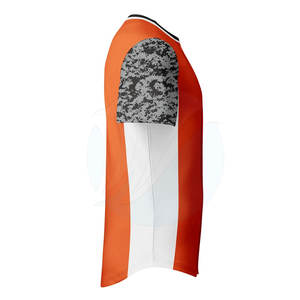 Camiseta de béisbol de poliéster 100% al por mayor diseño personalizable transpirable y opciones de talla grande servicio OEM disponible - Product Image 6