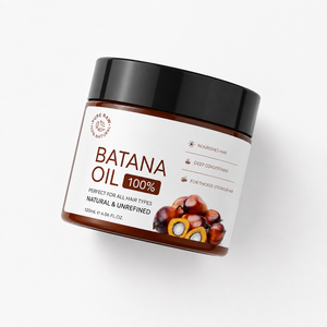Mantequilla Capilar de Aceite de Batana Crudo de Marca Privada para Cabello Seco, Rizado y Encrespado, Fabricante Mayorista OEM, Fabricante de Aceite de Batana OEM - Product Image 1