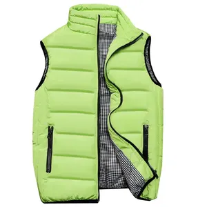 Meilleur gilet matelassé pour hommes pour la saison hivernale Nouveau design Confortable Chaud Tissu tissé en coton lourd Respirant pour les costumes - Product Image 3