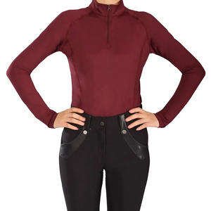 Precio al por mayor Nuevo estilo Personalizar Ropa de caballo Capa base Camisas de espectáculo ecuestre de manga larga de moda - Product Image 1