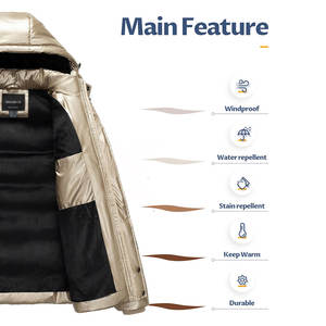 Veste matelassée pour homme surdimensionnée, best-seller, dernier design, prix bas, veste matelassée pour homme, veste matelassée pour homme sur mesure - Product Image 4