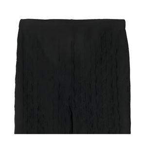 Pantalon en toile pour femme, pantalon de bureau, de haute qualité, uni, taille longue, anti-froissement, élégant, jambes larges, décontracté, 100% - Product Image 2