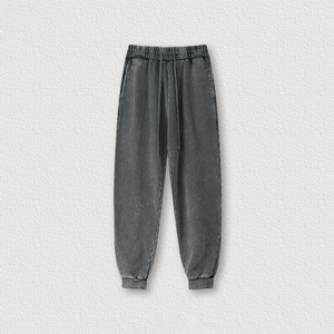 High Quality Vintage Loose Men's Trendy Brand Sweatpants Oversize Mid-Waist Casual Style <b>Drawstring</b> Sweatpants - Product Image 2