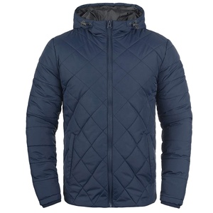 Chaqueta Acolchada Gruesa de Invierno Impermeable y Cálida para Hombre con Bolsillos Delanteros, Logotipo Personalizado OEM Impreso, Alta Calidad - Product Image 5