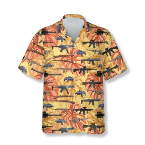 Chemises hawaïennes de plage confortables de la meilleure qualité pour hommes, légères, élégantes, à manches courtes, décontractées, imprimées et boutonnées. - Product Image 2
