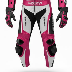 Combinaison de moto en cuir véritable avec logo personnalisé, de haute qualité, vêtements de course automobile de protection, combinaison de moto en cuir - Product Image 6