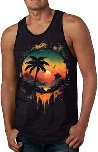 Camisetas de Tirantes Extra Grandes con Lavado Ácido para Mujer y Hombre, Talla Grande, 100% Algodón, Secado Rápido, Transpirable, Estilo Desgastado, Sin Mangas - Product Image 6