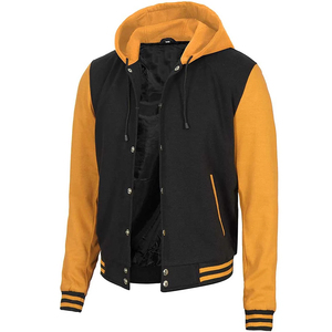 Veste universitaire de baseball unisexe pour hommes, manches brodées personnalisées de meilleure qualité, style rue haute, hiver 2025 - Product Image 5