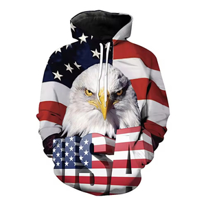 Sudadera con Capucha Unisex, 100% Algodón, Talla Grande, Gruesa, para Invierno, Estilo Urbano, Diseño Digital Sólido, Ecológica, Personalizable - Product Image 2