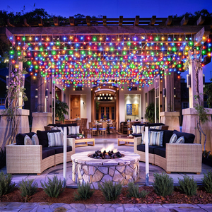 Lampada a Cascata LED RGB 4m, Corpo in Plastica Impermeabile, Alimentazione AC - Product Image 6