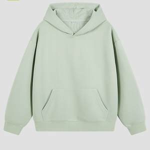 Sweat-shirt décontracté à capuche en flanelle personnalisé de haute qualité avec poches Sherpa Fleece Hoodies - Product Image 2