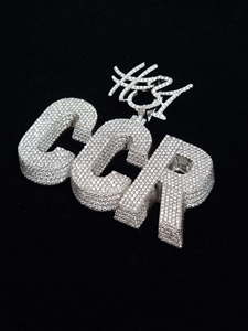 Alta calidad 925 Plata VVS Moissanite diamante totalmente helado estilo Hip Hop superventas 3D joyería colgante directo de fábrica - Product Image 3