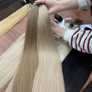 NUEVO COLOR Máquina virgen vietnamita Extensiones de trama doble Varios colores 6-30 pulgadas Natural recto Paquete de 100g de alta calidad - Product Image 2