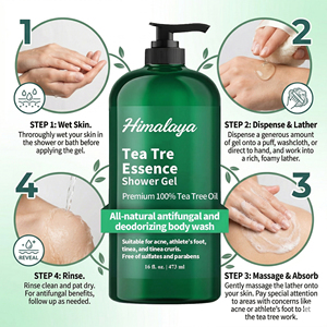 Gel <span class=keywords><strong>Doccia</strong></span> Naturale al Tea Tree Antifungino e Anti-Odore - Product Image 4