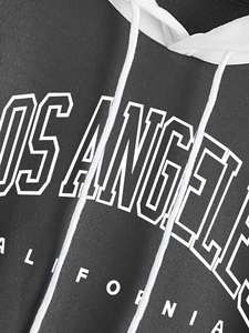 เสื้อสวมหัวมีฮู้ดสำหรับผู้หญิงเสื้อสเวตเชิ้ตมีฮู้ดเสื้อสวมหัวพิมพ์บล็อกสีปรับแต่งได้สำหรับฤดูหนาวโลโก้ด้านหน้า - Product Image 2