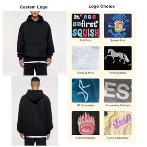 Survêtement à capuche pour homme de qualité supérieure en gros, design personnalisé, contraste de couleurs, motif uni, 100% coton, léger - Product Image 4