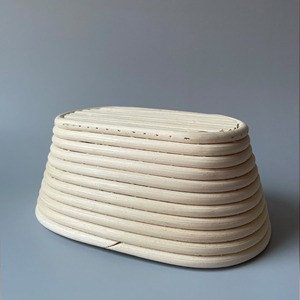 Cestas banneton ovaladas de mimbre natural para pan, juego de tela con forro, accesorios para hornear, herramientas de cocina - Product Image 6