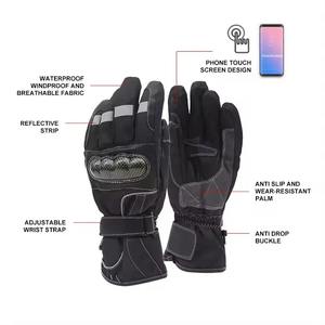 ถุงมือมอเตอร์ไซด์สำหรับแข่งรถมอเตอร์ไซค์สำหรับผู้ชายผู้หญิงวัสดุออกแบบโลโก้ได้ตามต้องการ - Product Image 2