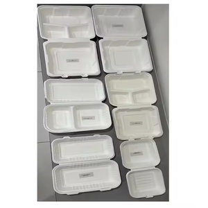 Práctica Caja de Almuerzo Desechable Tipo Concha de Almeja de 13 x 6, Diseñada para Alimentos Frescos y Seguros para Llevar - Product Image 2