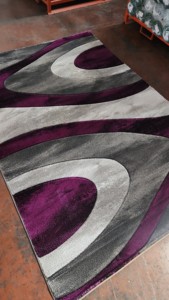 Tapis Adiva turc moderne en polypropylène tissé jacquard, fabriqué à la machine, à poils longs, résistant aux taches, d'épaisseur moyenne, pour usage domestique - Product Image 4