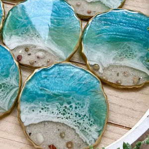 Coaster Résine Coaster Personnalisation Taille et Multi Couleurs et Meilleure Qualité en Résine Coaster - Product Image 2