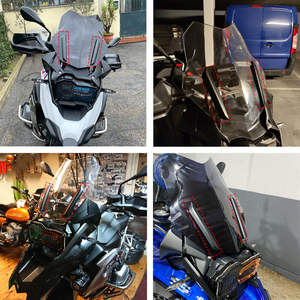 Pour BMW R1200GS R1250GS R 1200GS <span class=keywords><strong>1250GS</strong></span> LC <span class=keywords><strong>Adventure</strong></span> 2013 2021 moto pare-brise pare-brise pare-brise garniture bande barre montage - Product Image 6