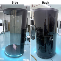 Affichage holographique 3D en cylindre HoloTube, Plug & Play, mini hologramme portable, vitrine transparente, hologrammes interactifs 3D, Holobox