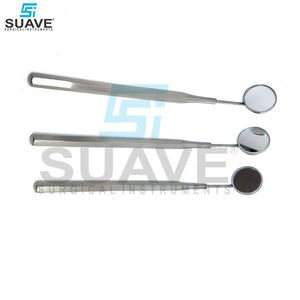 Instruments dentaires de poignée confortable de miroir dentaire de bouche orthodontique d'acier inoxydable par des INSTRUMENTS CHIRURGICAUX de SUAVE - Product Image 3