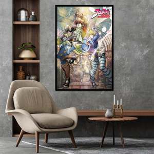 Jojo's Bizarre Adventure Anime <b>Poster</b> Joseph and Ceasar - Product Image 1