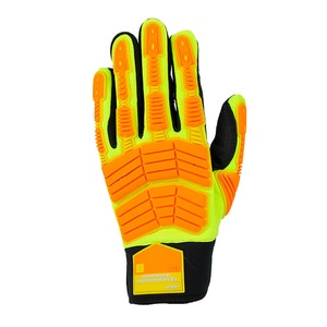 Guantes de Protección Contra Impactos KOKAL de Diseño Personalizado, Resistentes a Impactos, Nivel de Corte 5, Cuero Antideslizante, Grosor de 11 oz, Protección Contra Impactos de 14 Pulgadas - Product Image 2